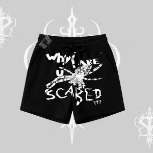 Beyaz Şort Why are u Scared