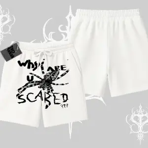 Beyaz Şort Why are u Scared