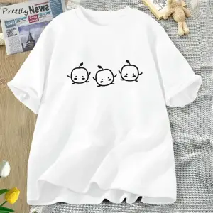 Beyaz Stardew Vadisi Junimo Tshirt Komik Oyun leri Yaz K