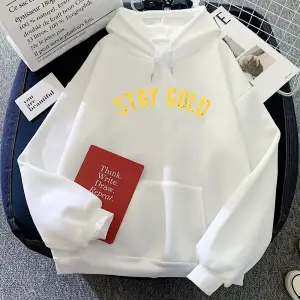 Beyaz Stay Gold The Outsiders Hoodies Movie Graphic Printing for Casual Long