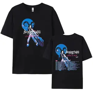 Beyaz Taç cadı turu Bambie Thug leri yaz yuvarlak boyun