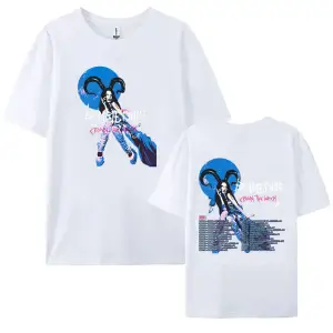 Beyaz Taç cadı turu Bambie Thug leri yaz yuvarlak boyun