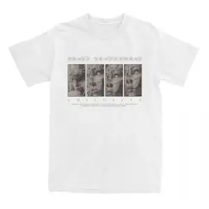 Beyaz Tee Grace Vanderwaal CHILDSTAR Albümü /Erkek Unisex Streetweed Kısa K