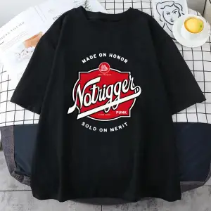 Beyaz Tee no-tetik grafik baskı -gömlek Ropa Mujer