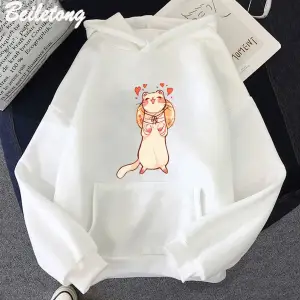 Beyaz TGCF sevimli gelincik Hoodie Tian Guan Ci Fu dies dies Kawaii Hoodie Harajuku H
