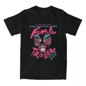 Beyaz The Musical Female Trouble Short Sleeve Cotton Round Neck Co