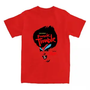 Beyaz The Musical Female Trouble Short Sleeve Cotton Round Neck Co