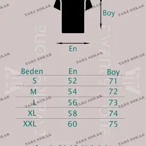 Beyaz Trasher Baskılı Unisex Ovesize