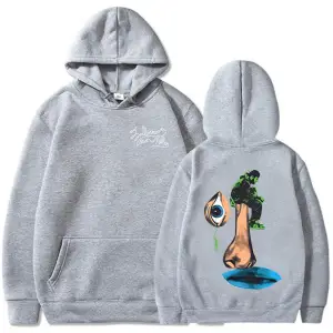 Beyaz Unisex 2025 Album Balloonerism Graphic MaccMiller Singer Printing Sweatshirts Moletom Mascul