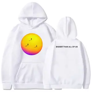 Beyaz Unisex Above & Beyond Usden Daha Kapşonluünlük i