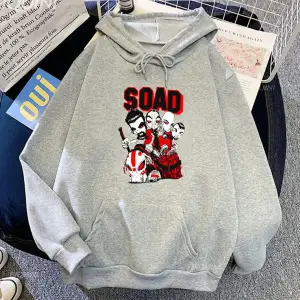 Beyaz Unisex Aşağı Eşofman Sistemi Retro Ağır Zihinsel Bant SonbaharYarat