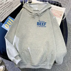 Beyaz Unisex Ayı TV serisi grafik orijinal Chicagoland mektup baskıkla