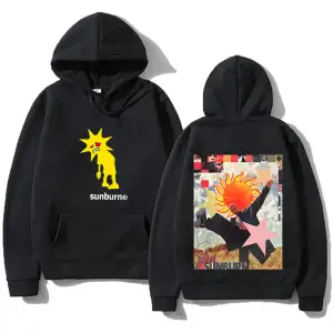 Beyaz Unisex Beni unutma güneş yanığı turu dominik Fike Hoodie Streetwear Trend boy giyim yüksek