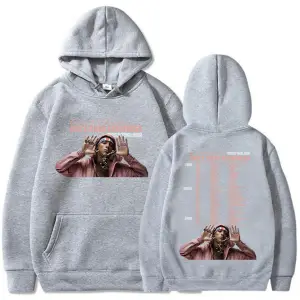 Beyaz Unisex CANT RUSH GREATNESS World Tour 2025 Central Cee Singer Printing Sweatshirts Moletom