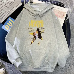 Beyaz Unisex Conan Gri Bulunan Cennet Kapüşonlular Albümü Grafik Baskı Streetwear Ropa Hombre