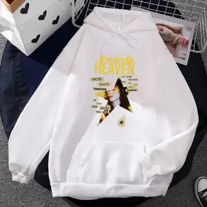 Beyaz Unisex Conan Gri Bulunan Cennet Kapüşonlular Albümü Grafik Baskı Streetwear Ropa Hombre