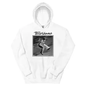 Beyaz Unisex Conan Gri Salıncaklı Kapüşonlular Rahat Sokak Hip Hop O-Boyun