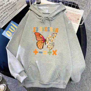 Beyaz Unisex Ed Sheeran 2023 tur Hoodie moda için Aesthtic Casual Streetwearkıyafetl