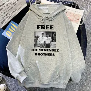 Beyaz Unisex Film Baskıi Ücretsiz Menendez Kardeşler Nicholas Chavez Rahat Er