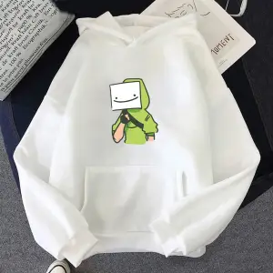 Beyaz Unisex Gevşek rahat rüya Merch baskılı kapüşonlu rüya Smp Streetwear yeni mo