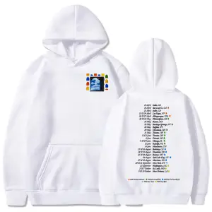 Beyaz Unisex Grafik giyim Band Hermanos Gutierrez Sonido Cosmico tur Ropa Hombre Stre