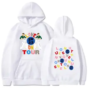 Beyaz Unisex Harrys House Love on Tour Hoody ErkekGrafik Vintage Yaygın Hoodie Yaratıcı Estet
