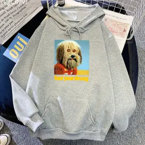 Beyaz Unisex Karikatür köpek baskı dört yıl güçlü deras rahat k