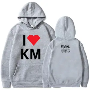 Beyaz Unisex Kylie Minogue Tension Tour 2025 Autumn Warm Fleece Male Sweatshirt Long Sleeve Singer