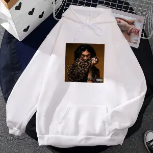 Beyaz Unisex Plan A Album Graphic Rapper Lil Tecca Heavy Mental Sweatshirts MenWomen Clothes Long