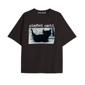 beyaz ünisex playboi carti t-shirt