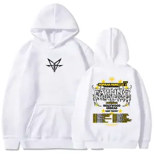 Beyaz Unisex Popüler Mons tur giyim ters bant içinde düşen grafik Hip Hop He