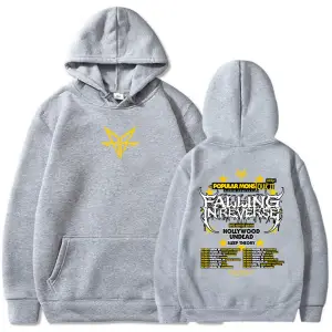 Beyaz Unisex Popüler Mons tur giyim ters bant içinde düşen grafik Hip Hop He