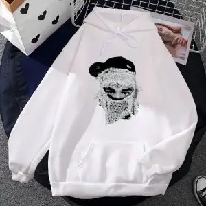 Beyaz Unisex Rapçi Yeat 2093 rahat kapüşonlu Harajuku ağır zihinsel Hi