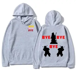 Beyaz Unisex Retro Hoodie bebek komik yeni Trend giyim yüksek sokak rahat kari