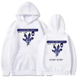 Beyaz Unisex Rock Grubu Chase Atlantic Kapüşonlular Rahat Kapşonlu ErkekAğır