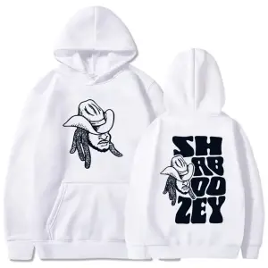 Beyaz Unisex Shaboozey Bar Şarkısı Kapüşonlular Bar Hükümlü Retro Sudaderas Hombre Grafik