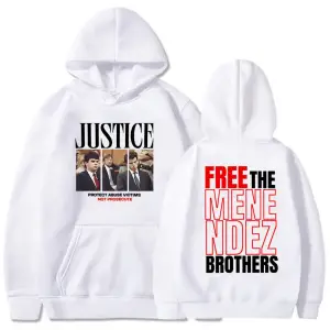 Beyaz Unisex sıcak Nicholas chamenmenendez kardeşler kapşonlu Moletom raha