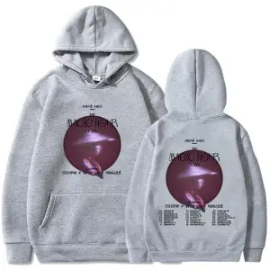 Beyaz Unisex Sihirli saat turu Jhene Aiko kapüşonlu Hip dera Hip Hop Street