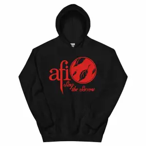 Beyaz Unisex SING THE SORROW Kapüşonlular AFI Band Grunge Modaek Kapşonlu Gr