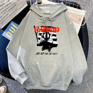 Beyaz Unisex Streetwear Rancid Band kapüşonlu caderas Con Cap