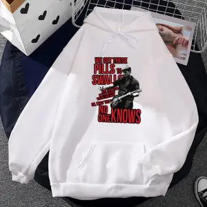 Beyaz Unisex Taş yaş Moletom Streetwear Hip Hop Queens Masculino Masculino Cas