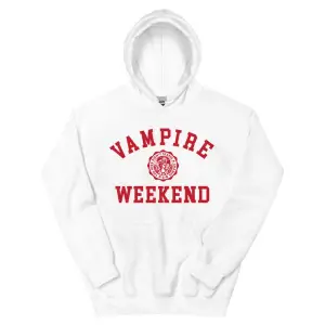 Beyaz Unisex VAMPIRE WEEKEND Rock Grubu Kapüşonlular kapüşonlu Hip Hopse