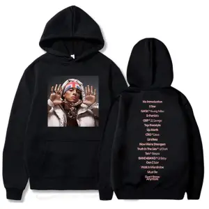 Beyaz Unisex WILD WEST Tour 2025 Central Cee CANT RUSH GREATNESS Album Sweatshirts Hip Hop Fashio