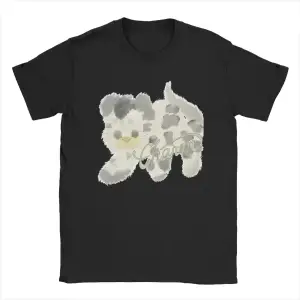 Beyaz Vintage Clairo Charm Kedi Yeni Albümler için Te