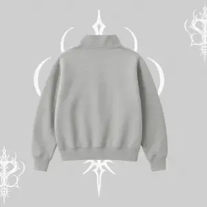 Beyaz Yarım Fermuarlı Sweatshirt Spider Undercover