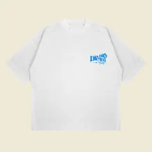 Big Dream Baskılı Oversize Unisex Pamuklu Nefes Alan Kalın Kumaşlı