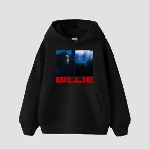 Billie Eilish Baskılı Oversize Unisex Beyaz