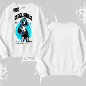 Biskilet Sweatshirt Anime Cyberpunk Kız Baskılı