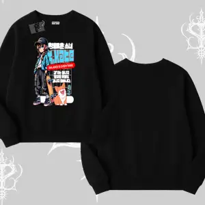 Biskilet Sweatshirt Anime Hiker Girl Balance Is Everything Baskılı