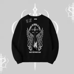Biskilet Sweatshirt Born to Rock Eternal Flame Legacy